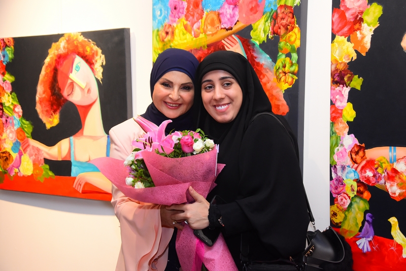 Conflicted Faces Exhibition by Fadwa Hamdan